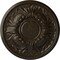 Ekena Millwork Wakefield Ceiling Medallion (Fits Canopies up to 3 5/8"), 11 3/4"OD x 1 1/4"P, Stone Hearth Crackle CM11WASHC - alternate 1